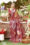 Nidhima By Vallabhi Floral Printed Georgette Online Daily Wear Saree Wholesale
